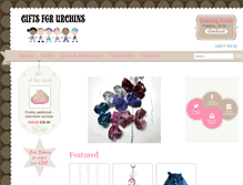 Tablet Screenshot of giftsforurchins.co.uk